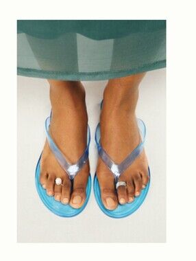 Celandine Sol Jelly Flip Flops - Blue